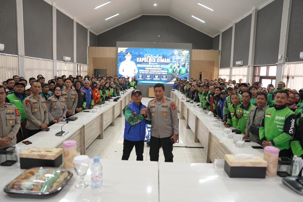 Tak Sekadar Antar Orang dan Barang, Ojol di Cimahi Jadi Mata-Telinga Polisi, di Jalanan