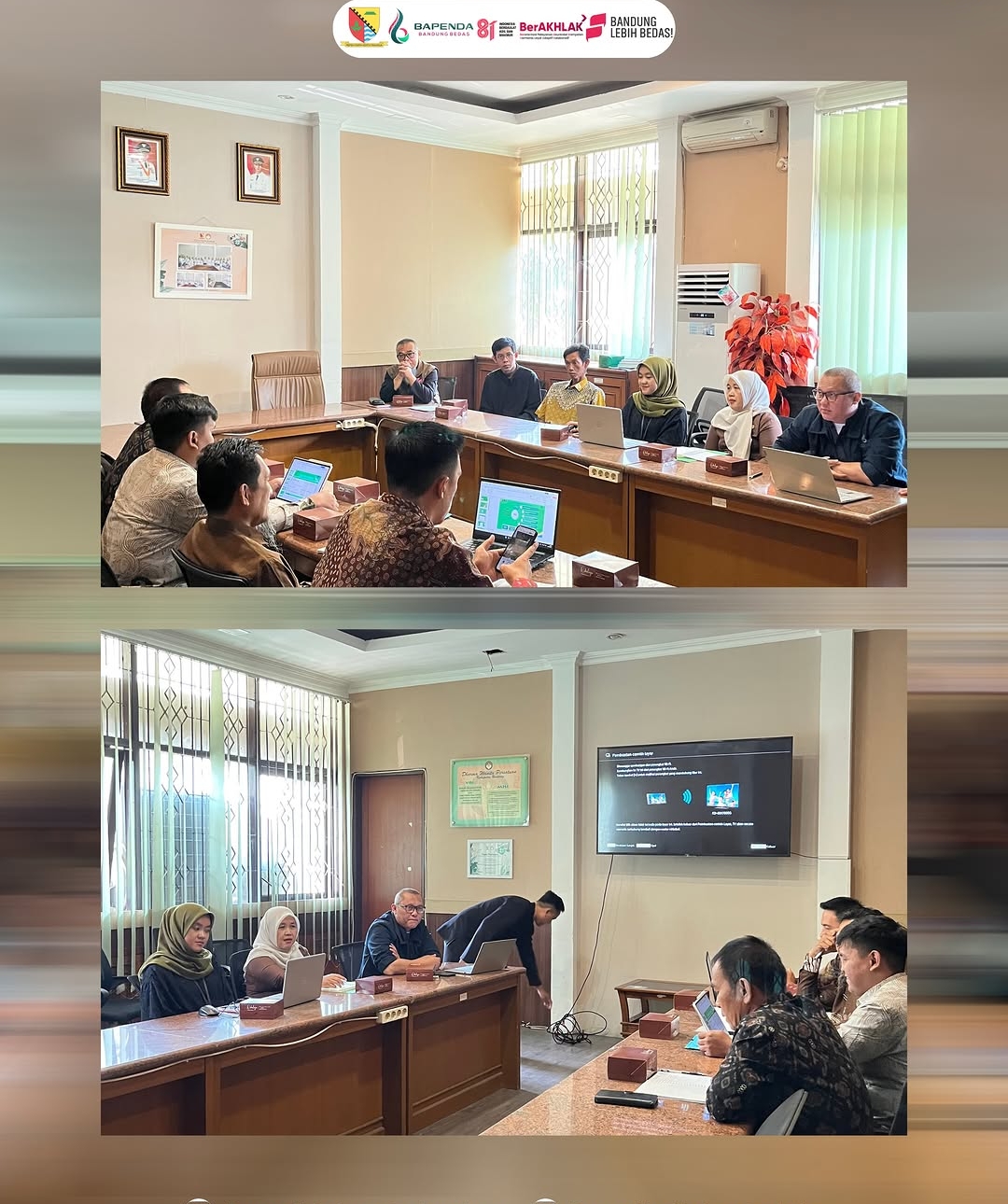 Sinergitas Bapenda Kabupaten Bandung Terima kunjungan Studi Koprasi dari Bapenda Kab. Oku