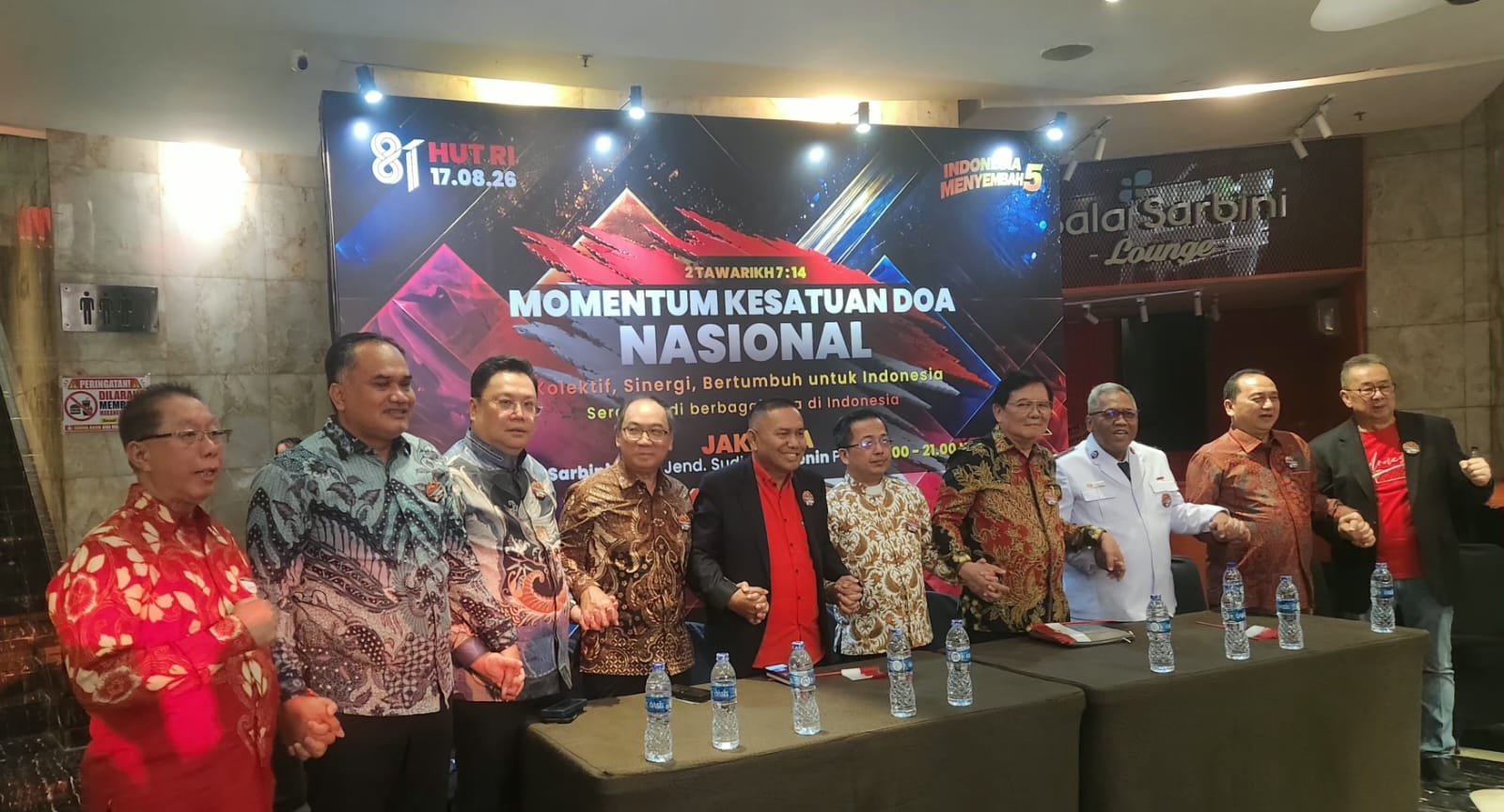 Aras Gereja Bersatu Doakan Indonesia di Hari Kemerdekaan ke-81