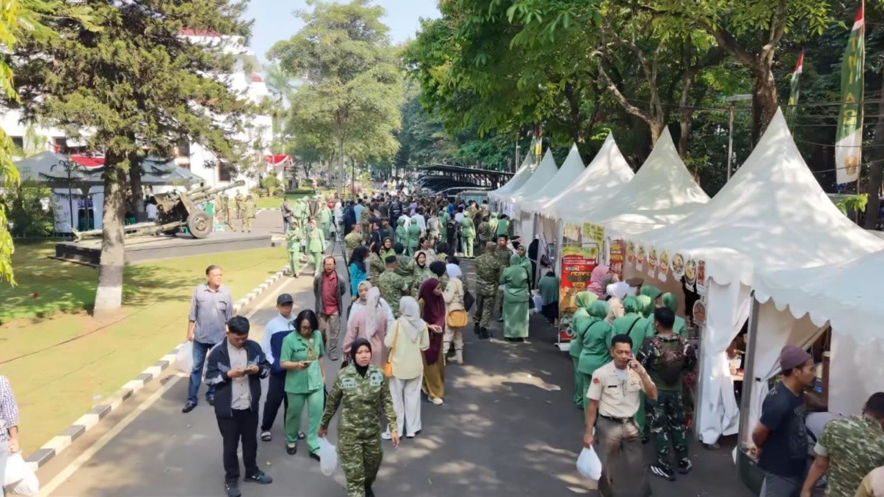 Peringati HUT ke-81 TNI, Kodam III/Siliwangi Gelar Bazar UMKM