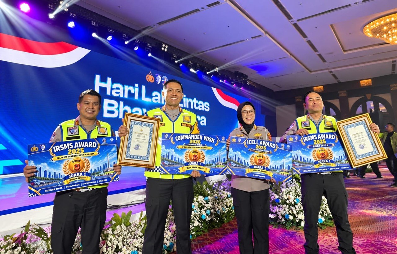 Sabet 5 Kategori Penghargaan Bergengsi di HUT Ke-71 Lalu Lintas, Dit Lantas Polda Jabar Torehkan Prestasi Gemilang