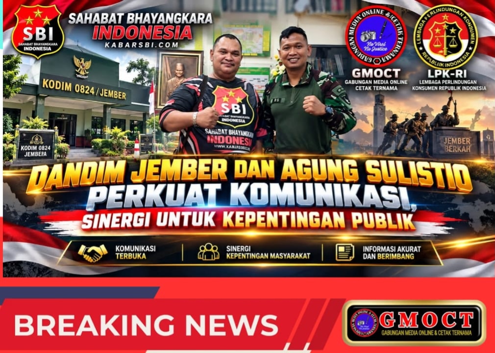 Dandim Jember & Agung Sulistio Perkuat Komunikasi: Sinergi Tetap Utamakan Kepentingan Publik & Independensi Pers