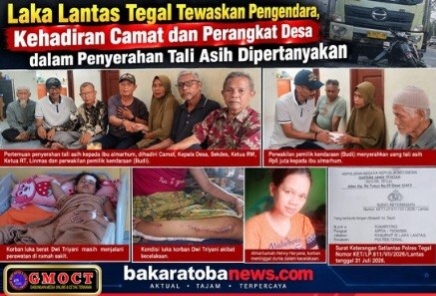 Laka Lantas Tegal Tewaskan Pengendara, Kehadiran Camat dan Perangkat Desa dalam Penyerahan Tali Asih Dipertanyakan