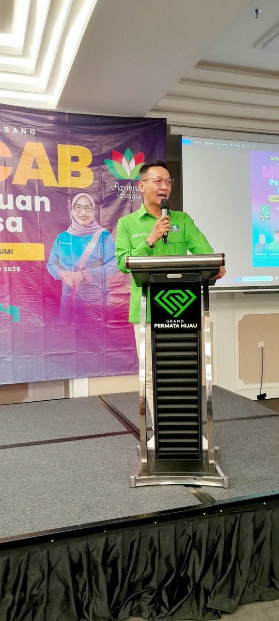 MUSCAB Kabupaten Sukabumi,Ketua Dpc Pkb Kabupaten Sukabumi KH.Hasim Adnan, S.Ag” Perempuan Harus Setara Dengan Laki-laki Dalam Mengambil Keputusan Publik”.