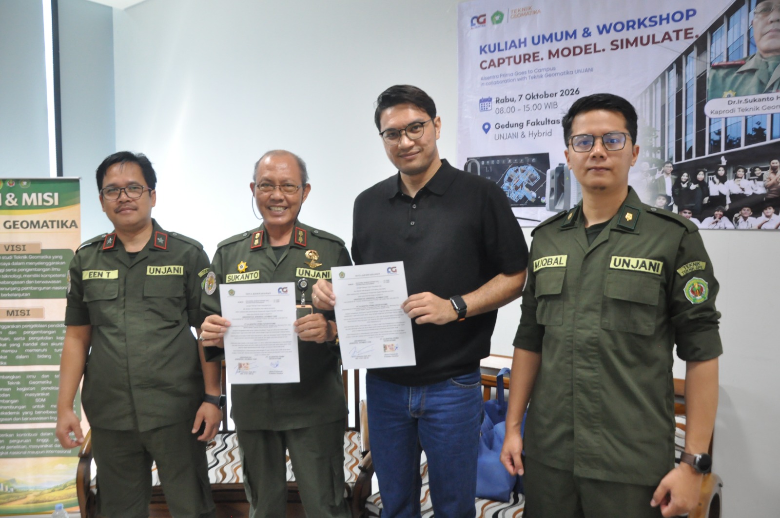 Teknik Geomatika Unjani Gandeng PT Alsentra Prima Geosystems Gelar Kuliah Umum dan Workshop Teknologi Geospasial
